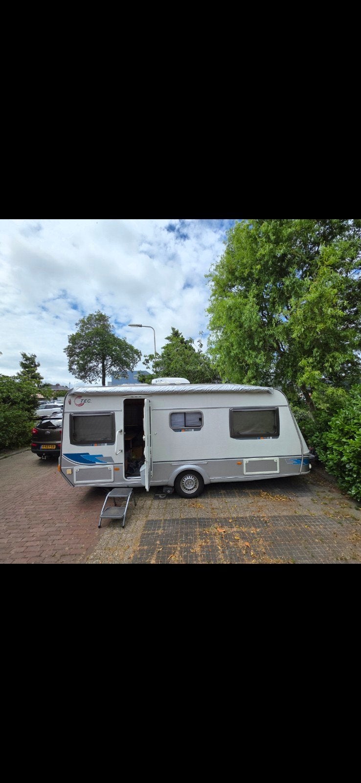 TEC Travel King Caravan (2007)met nieuwe dakairco, Caravans en Kamperen, Koelkast, Treinzit, Particulier, Tot en met 4