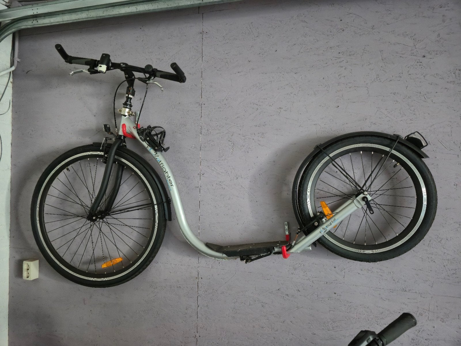 Kickbike Footfighter Blizzard - Zo goed als nieuw, Fietsen en Brommers, Steps, Ophalen, Zo goed als nieuw, Kickbike, Footfighter