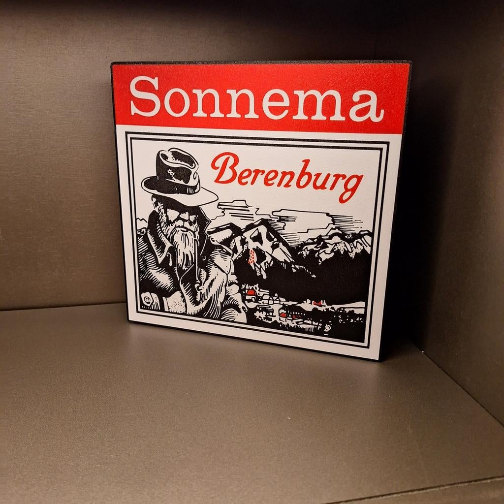 Sonnema Berenburg LED wandlamp mancave bar kroeg, Ophalen of Verzenden, Nieuw, Kunststof