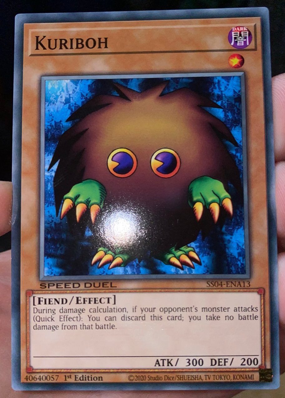 Yu-Gi-Oh! Kuriboh SS04 1st Edition !, Hobby en Vrije tijd, Verzamelkaartspellen | Yu-gi-Oh!, Ophalen of Verzenden, Zo goed als nieuw