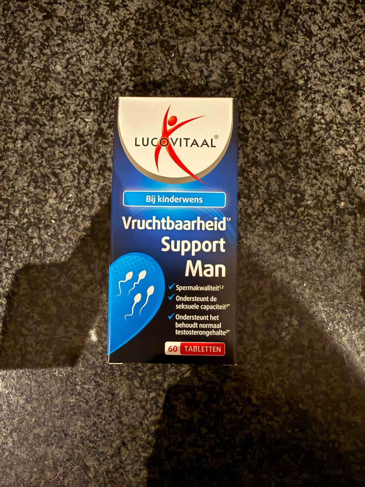 Lucovitaal Vruchtbaarheid Support Man - 60 tabletten 5 dozen, Ophalen of Verzenden, Nieuw, Poeder of Drank
