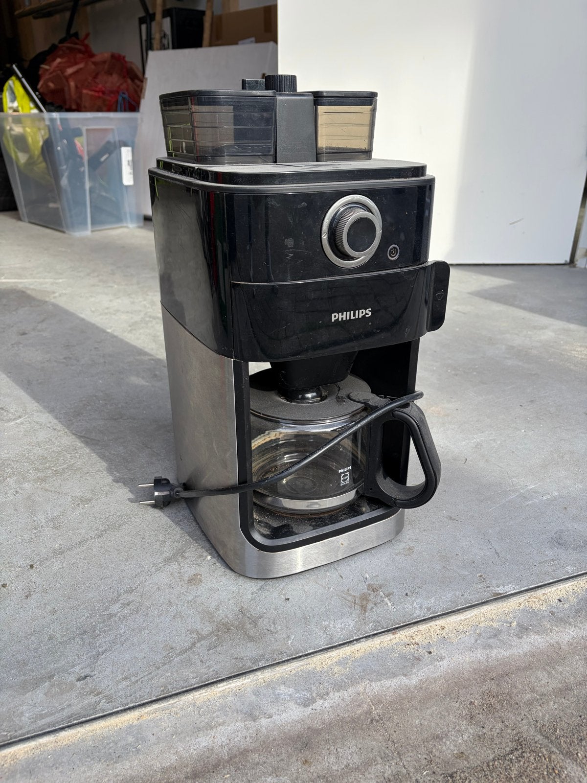 Philips HD7762 Koffiezetapparaat met geïntegreerde molen, Ophalen, Gebruikt, 10 kopjes of meer, Koffiemachine