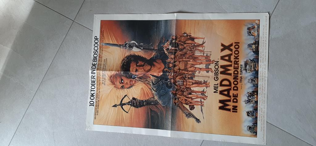 Originele mad max bioscoopposter, Ophalen of Verzenden, Zo goed als nieuw, A1 t/m A3, Film en Tv