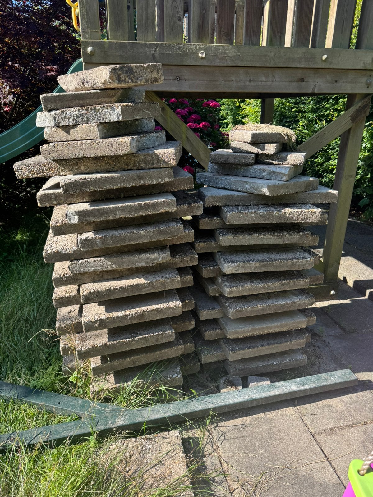 Grindtegels 40x60 cm GRATIS, Tuin en Terras, Ophalen, Gebruikt, Overige materialen