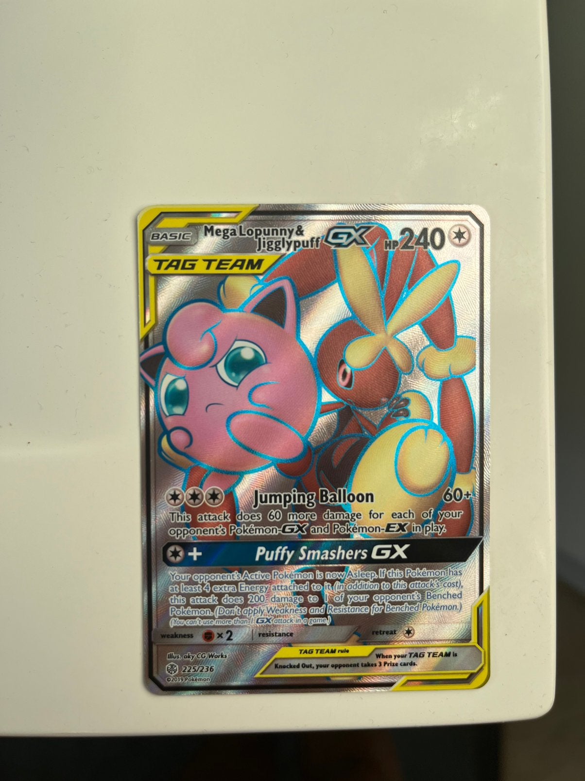 Lopunny & jigglypuff gx tag team full art, Verzenden, Nieuw