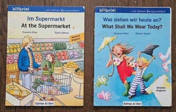 Tweetalige kinderboeken (Deutsch, English), Ophalen of Verzenden, Gelezen, 3 tot 4 jaar