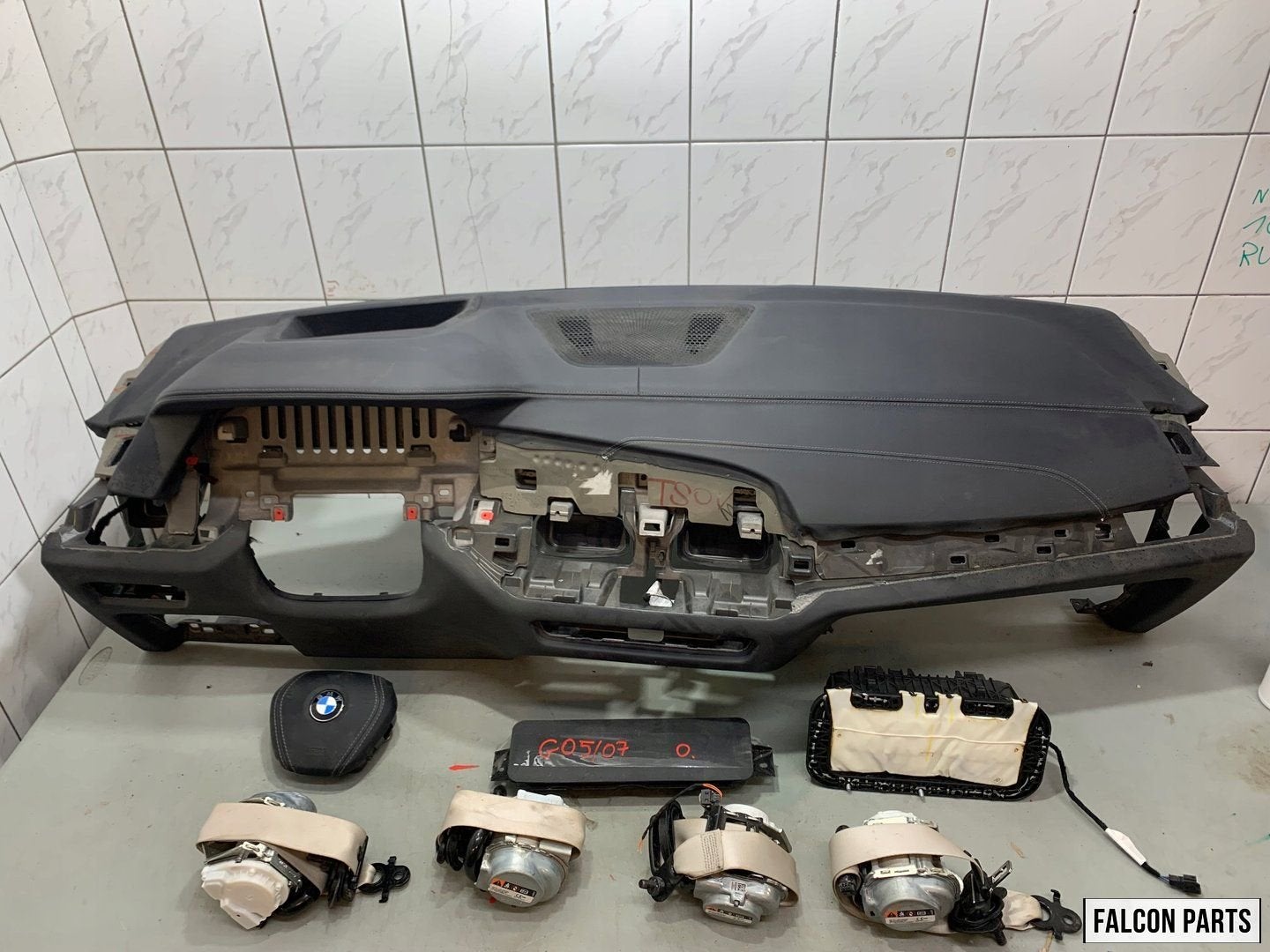 BMW X5 G05 X7 G07 HEAD UP AIRBAG SET, Gebruikt, -, -, Ophalen of Verzenden