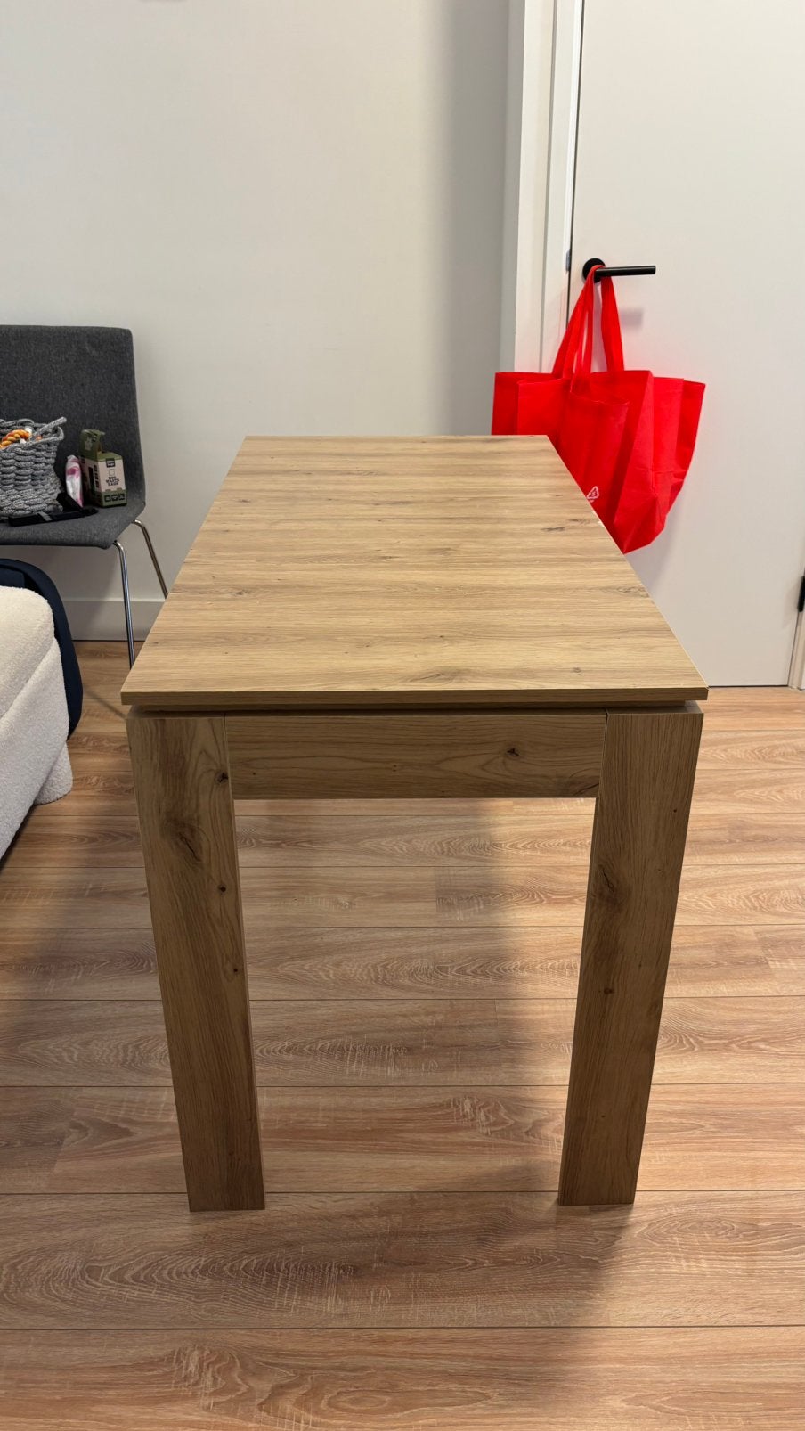 Dining Table from VidaXL Artisanal Oak color, Ophalen, Gebruikt, 100 tot 150 cm, 50 tot 100 cm