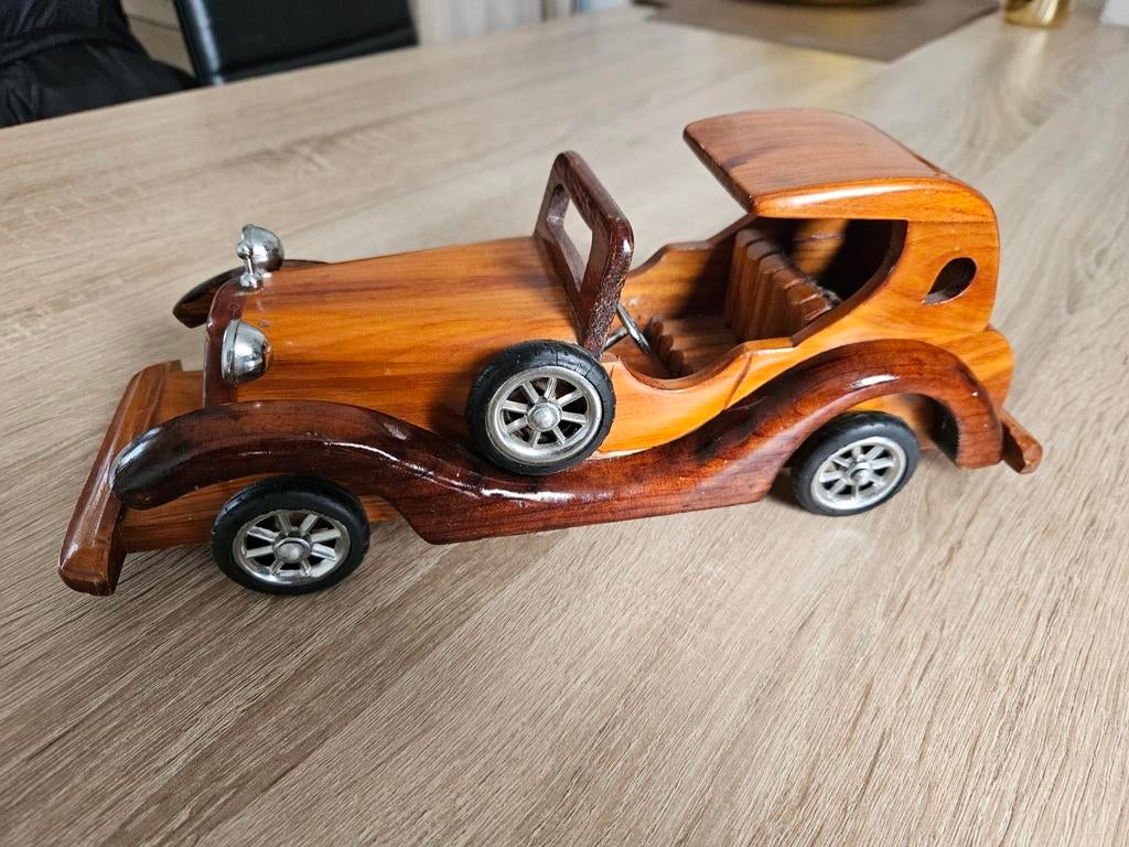 Auto van hout, Ophalen of Verzenden, Zo goed als nieuw, Auto, Overige merken