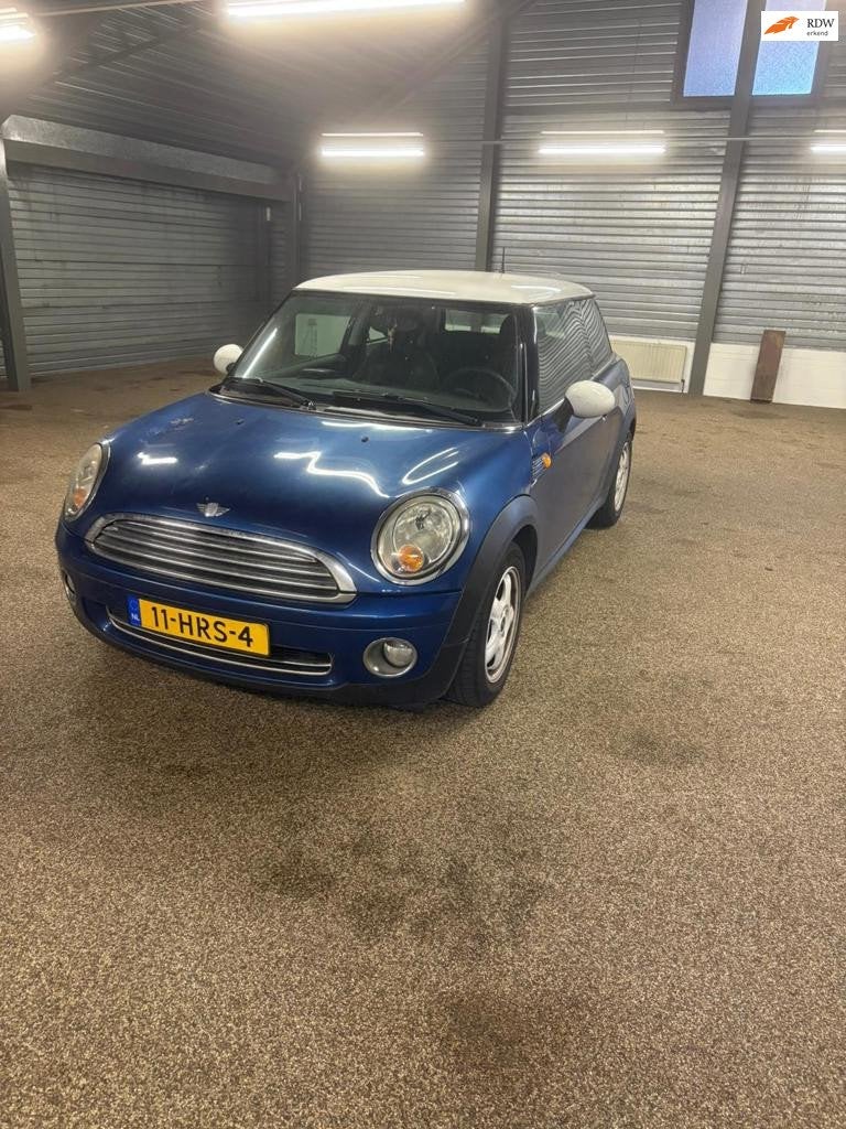 Mini Mini 1.6 Cooper, Auto diversen, Schadeauto's, Blauw, Handgeschakeld, Mini, 1598 cc