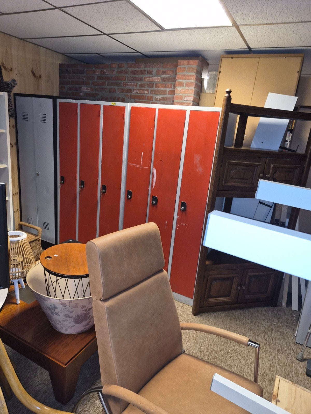 2 x 3deurs lockerkast manutan, Huis en Inrichting, Kasten | Lockerkasten, Ophalen, Gebruikt, Manutan