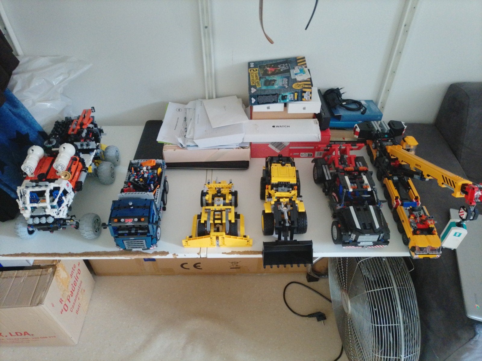 Grote collectie LEGO Technic voertuigen, Ophalen, Gebruikt, Overige merken
