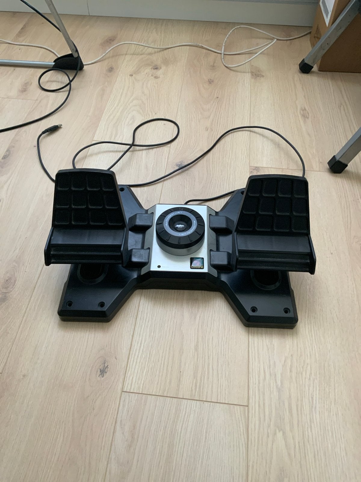 Saitek Pro Flight Cessna Rudder Pedals USB, Gebruikt, PC, Overige typen, Overige merken