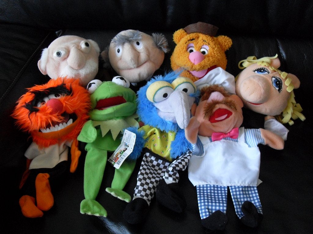 The Muppets Handpoppen Set Compleet Muppetshow Poppenkastpop, Disney, Albert Heijn, Overige typen, Ophalen of Verzenden