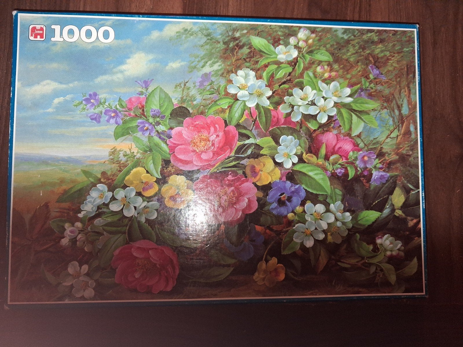 Jumbo Legpuzzel Florals I - Albert Williams - 1000 stukjes, Ophalen of Verzenden, 500 t/m 1500 stukjes, Gebruikt, Legpuzzel