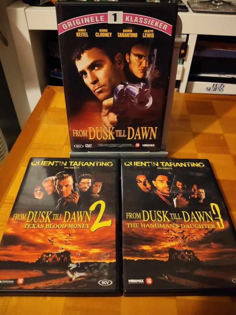 From Dusk Till Dawn Trilogie Dvd NL ZGAN, Vanaf 16 jaar, Ophalen of Verzenden, Zo goed als nieuw, Vampiers of Zombies