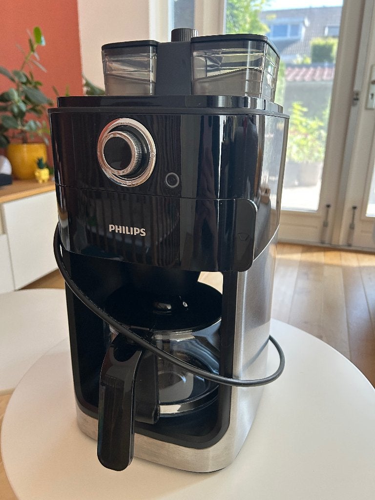 Philips grind and brew koffiezetapparaat, Ophalen, Gebruikt, 10 kopjes of meer, Koffiemachine