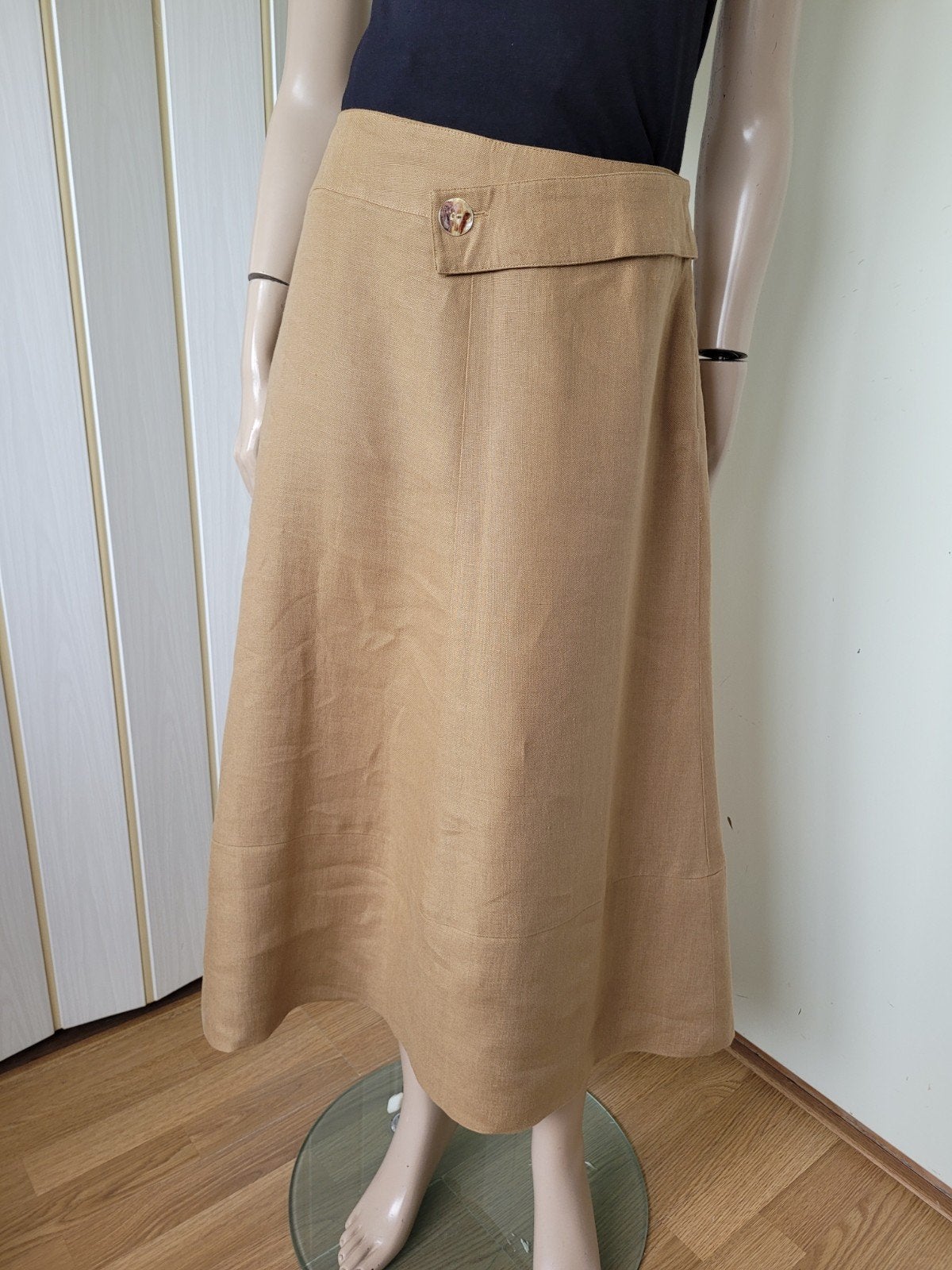 Sarah Pacini rok linnen maat 38/40, Kleding | Dames, Maat 38/40 (M), Overige kleuren, Sarah Pacini, Ophalen of Verzenden