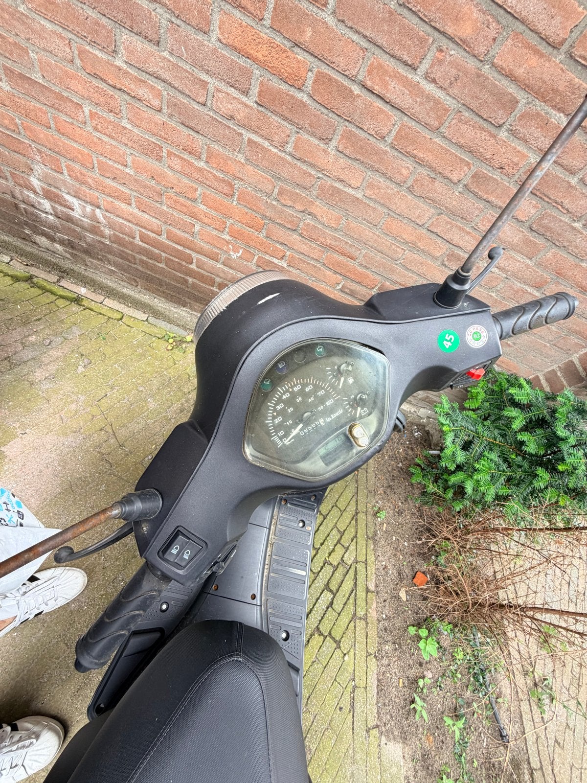Zwarte La Souris Sourini scooter - Goede staat, Fietsen en Brommers, Snorfietsen en Snorscooters, Gebruikt, Benzine, Ophalen, Overige merken