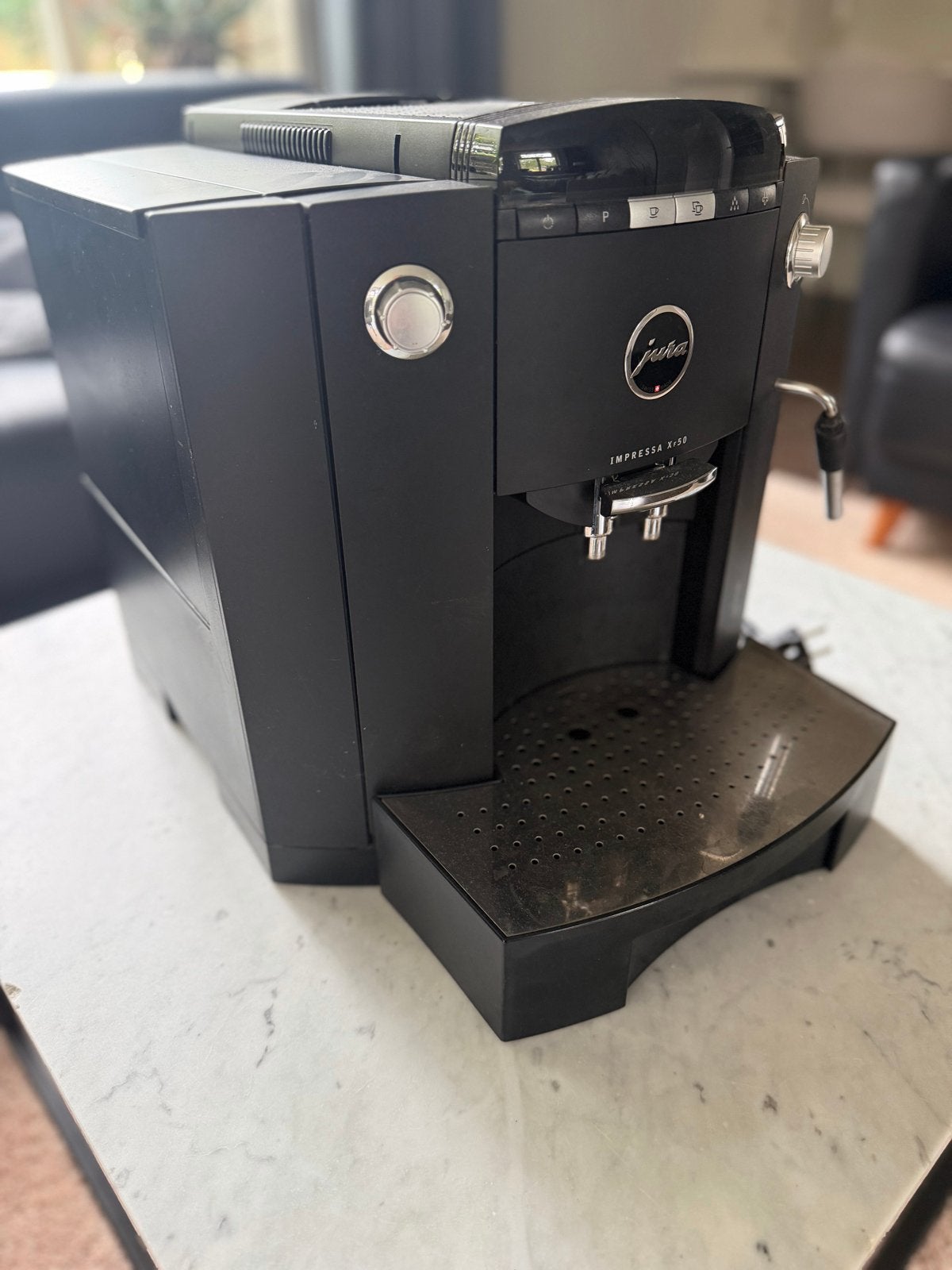 Jura Impressa X50 Koffiemachine - Zwart, Ophalen, Afneembaar waterreservoir, Gebruikt, Espresso apparaat