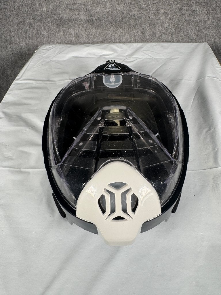 Cressi Bali Full-Face Snorkel Mask Black/White S/M, Verzenden, Zo goed als nieuw, Duikbril of Snorkel