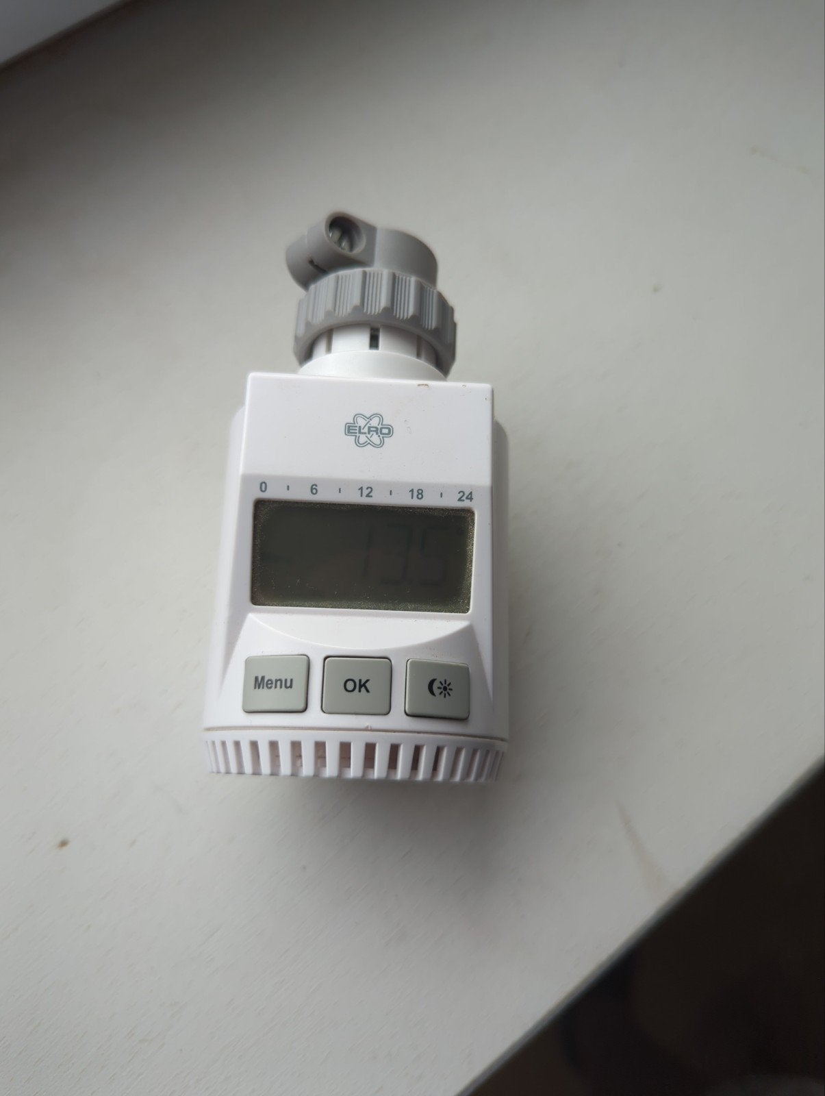 Elro Klokthermostaat - Programmeerbare Radiatorthermostaat, Doe-het-zelf en Verbouw, Ophalen of Verzenden