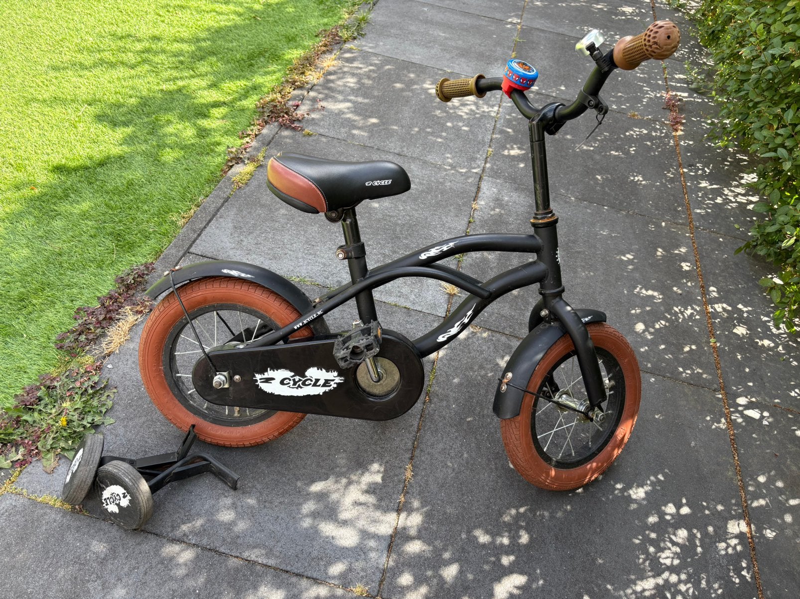 Kinderfiets voor jongens en meisjes 12 inch met zijwieltjes, Ophalen, Zo goed als nieuw, Minder dan 16 inch, Zijwieltjes