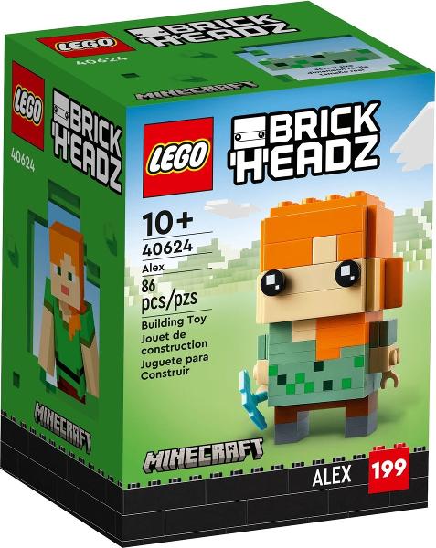 Lego Brickheadz Minecraft Alex nr 40624, Lego, Lego, BrickHeadz, Lego