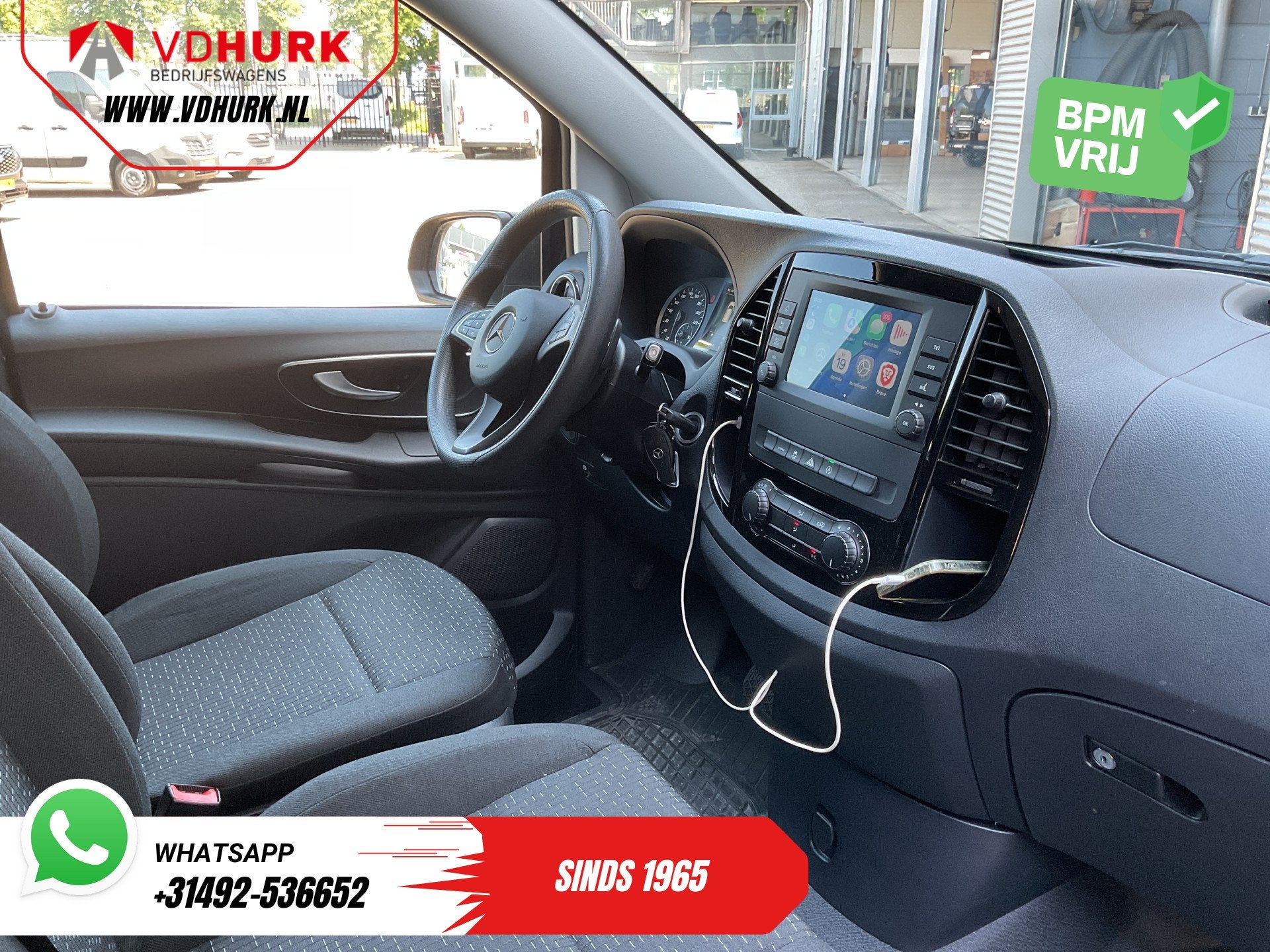 Mercedes-Benz Vito 116 CDI Aut. L3 LED/ Carplay/ Camera/ Cru, Auto's, Automaat, Gebruikt, 4 cilinders, 2000 kg