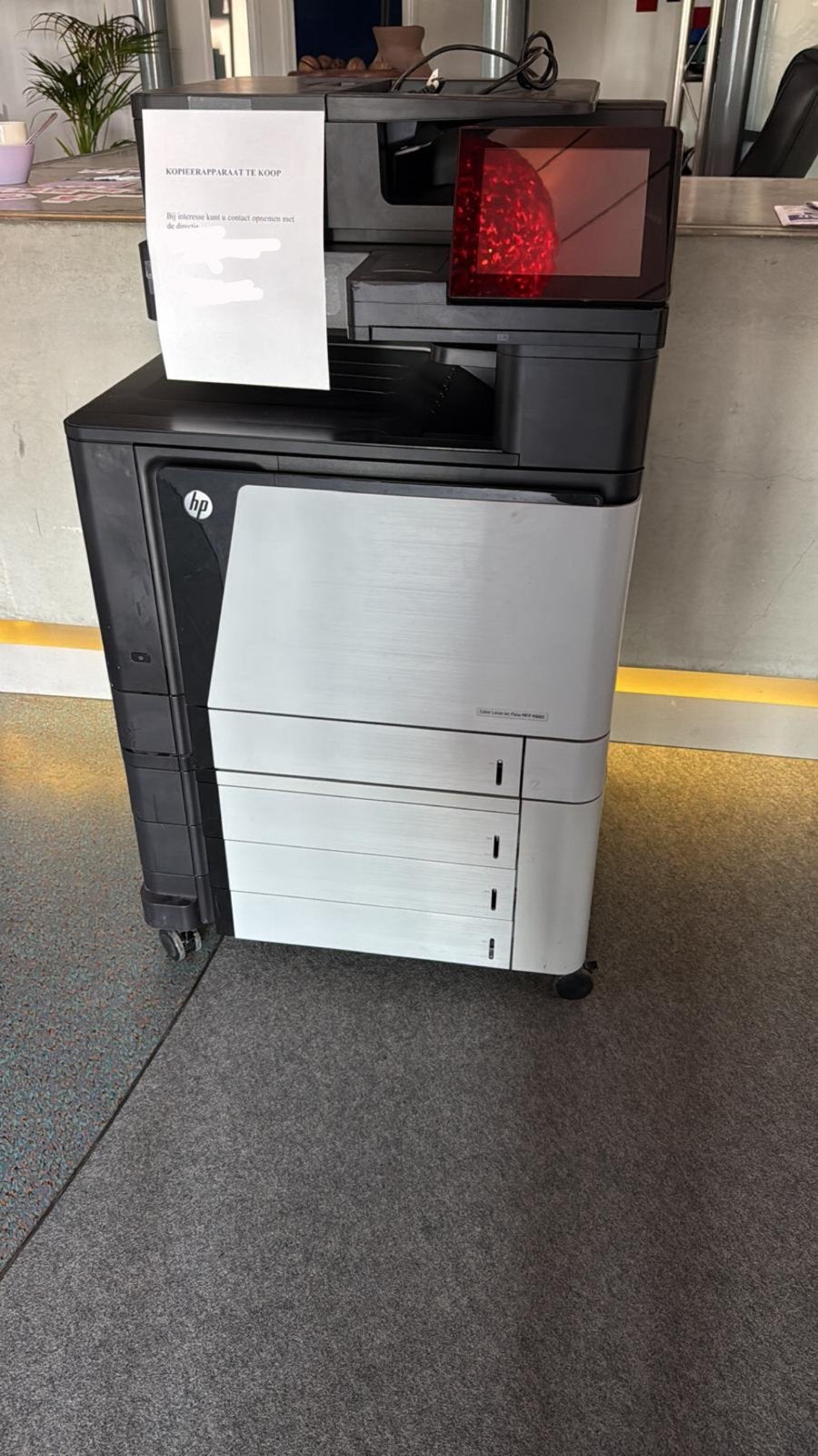 HP Color LaserJet Enterprise Flow M880z KOPIEERMACHINE, Computers en Software, Printers, Zo goed als nieuw, Kopieermachine, Laserprinter