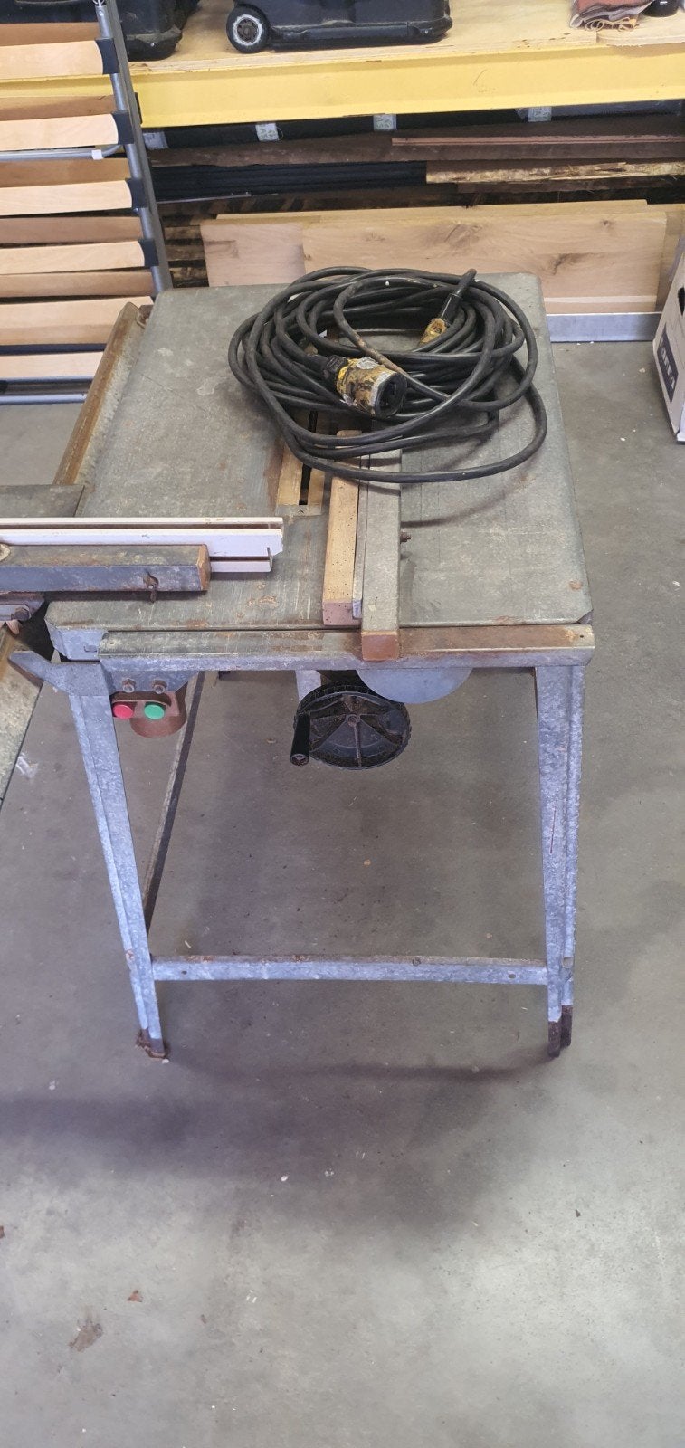 Scheppach zaagtafel, Ophalen, Gebruikt, Cirkelzaag, 1200 watt of meer