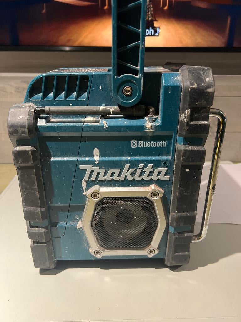 Makita DMR108 Bouwradio met Bluetooth - Gebruikt, N, Ophalen of Verzenden, Bouwradio, N