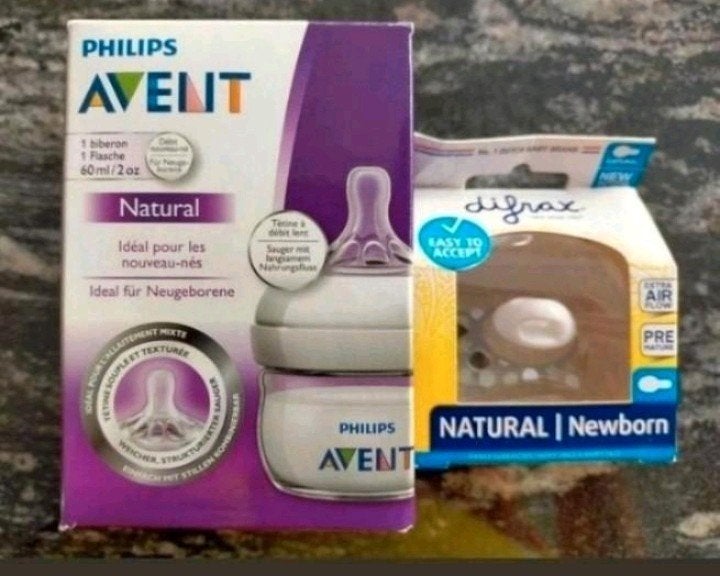 Philip avent Fles 60 ml, Difrax Speen, Jordan tandenborstel, Ophalen of Verzenden, Nieuw, Overige typen