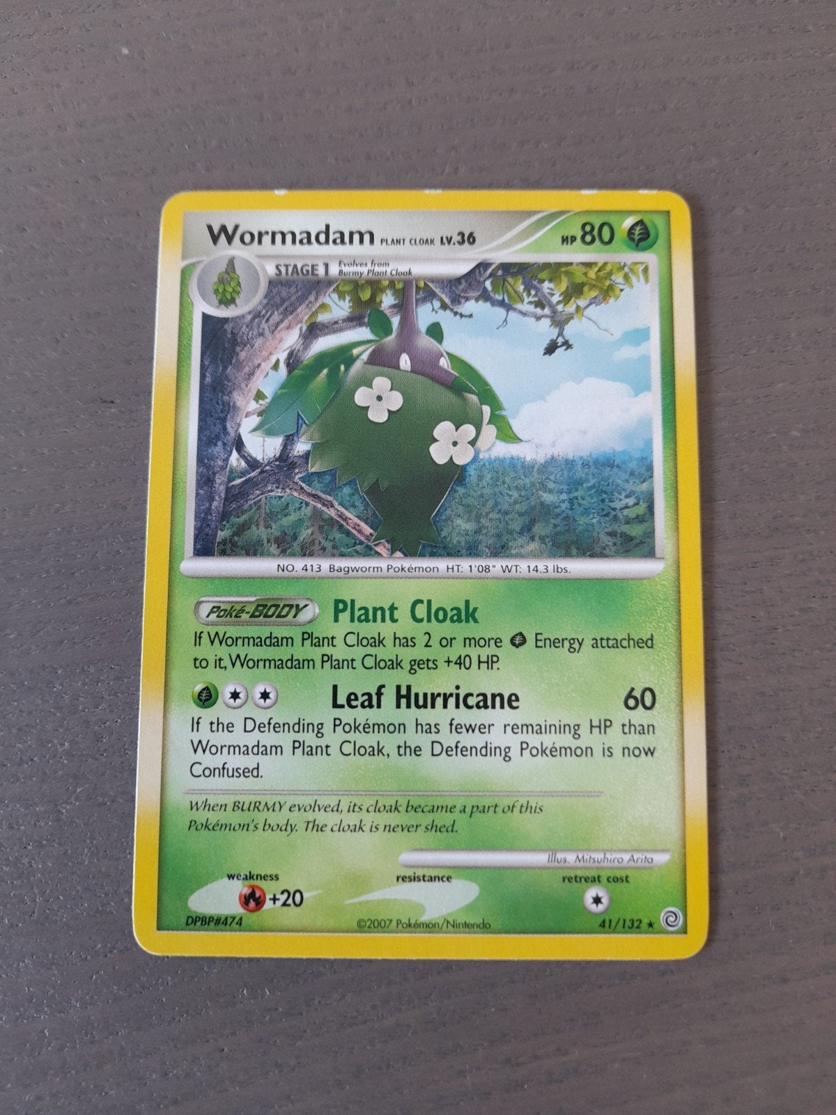 Secret wonders 41/132 wormadam, Ophalen of Verzenden, Gebruikt, Losse kaart