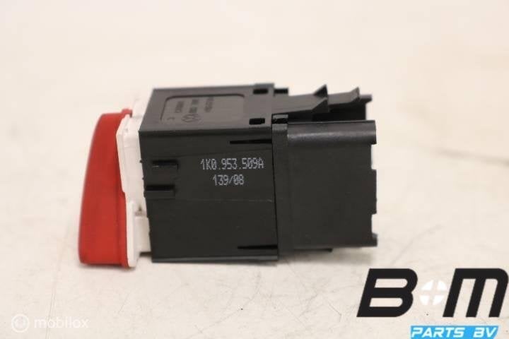 Alarmlichtschakelaar VW Golf 5 5drs 1.4 TSI 1K0953509A, Gebruikt
