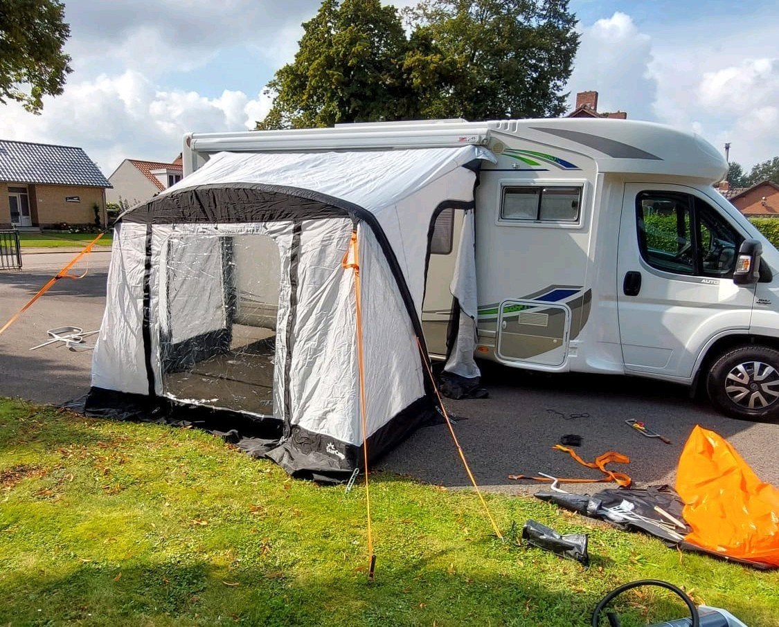 Starcamp Quick 'n Easy Air 325 Universele Voortent, Caravans en Kamperen, Ophalen, Gebruikt, Starcamp