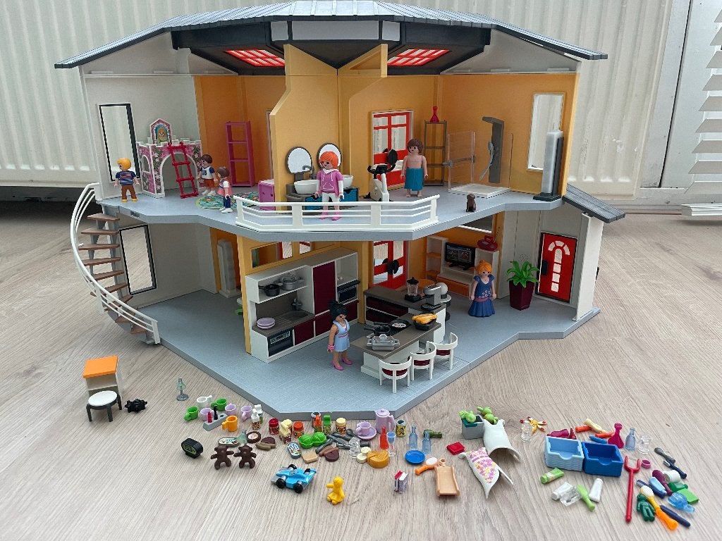 Playmobil huis, Ophalen, Gebruikt, Losse onderdelen