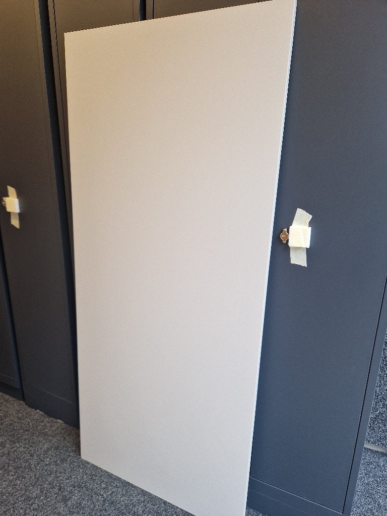 Bureaublad 180x80 cm dikte 25mm kleur Grijs (nieuw), Ophalen, Overige typen, 180 cm, Spaanplaat of MDF