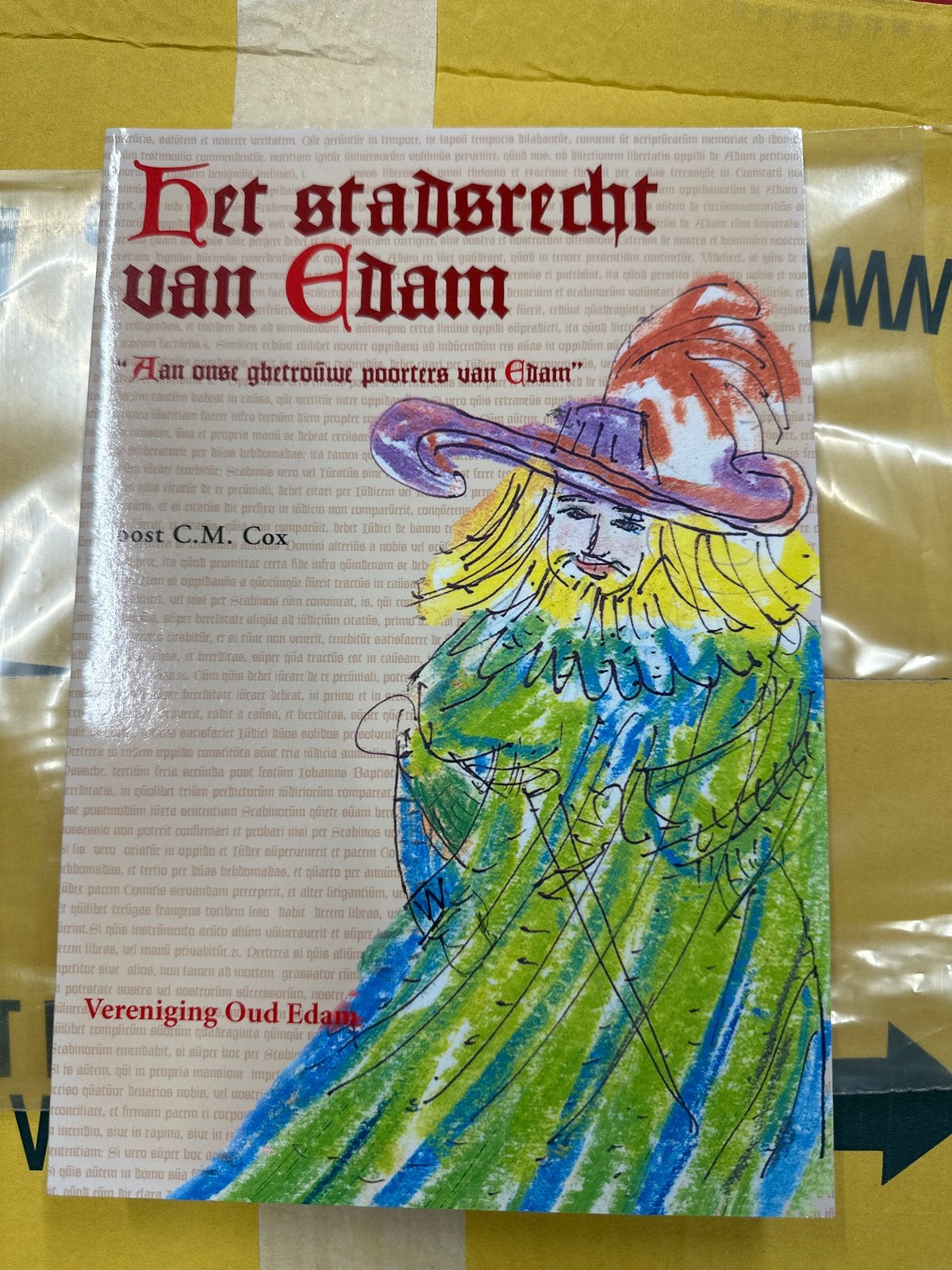 Het Stadsrecht van Edam: Geschiedenis van een Waterstad, Ophalen of Verzenden, 20e eeuw of later, Zo goed als nieuw