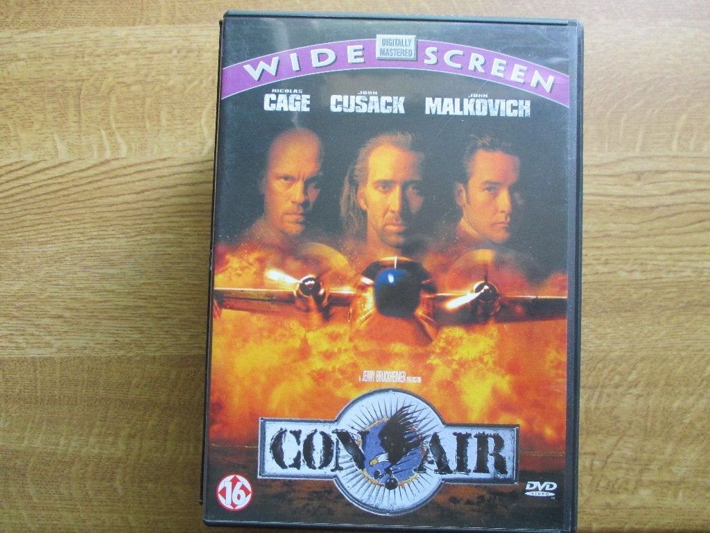nicolas cage-john cusack: con air (12), Alle leeftijden, Ophalen of Verzenden, Zo goed als nieuw