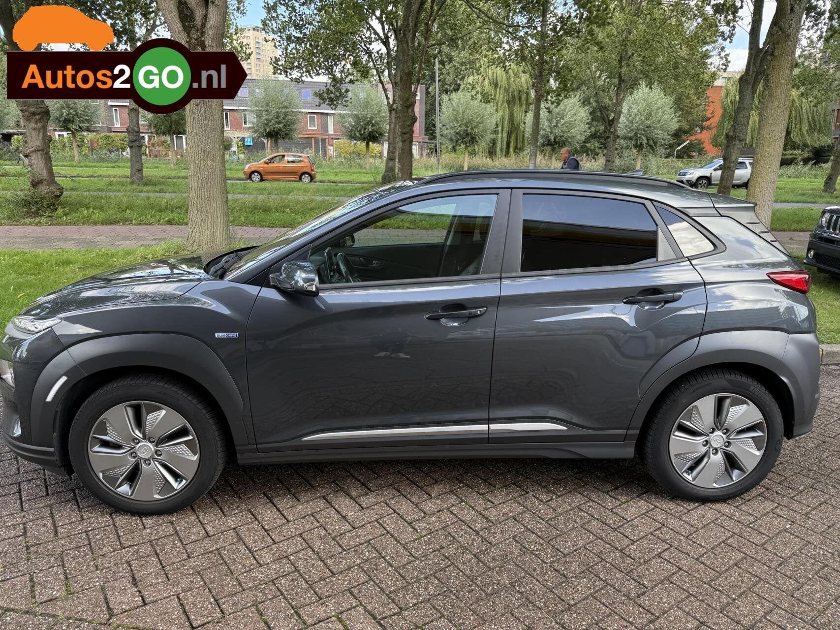Hyundai Kona EV Premium 64 kWh, Auto's, 64 kWh, SUV of Terreinwagen, Te koop, 5 stoelen