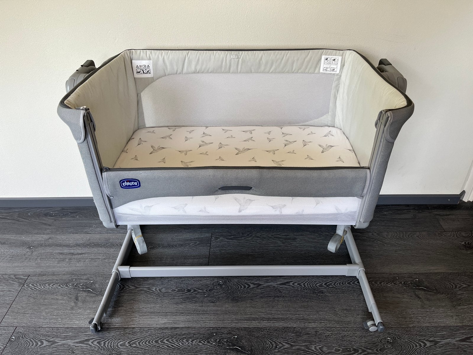 Chicco Next2Me Magic cosleeper + beddengoed, Ophalen, Zo goed als nieuw, Wieg