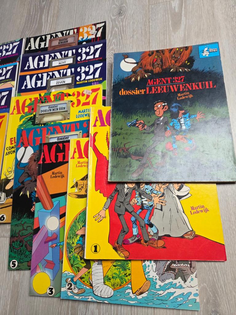 14x stripboeken - Agent 327, Meerdere stripboeken, Ophalen, Gelezen
