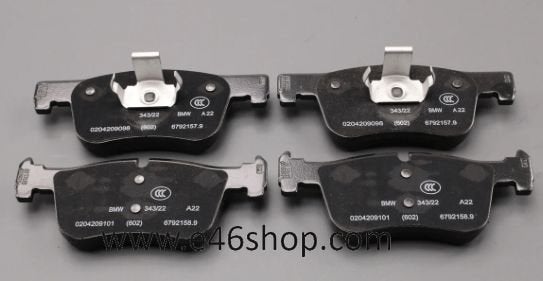 BMW 3 EN 4 SERIE REMBLOKKEN VOORZIJDE OEM 34116850568 NIEUW, -, -, Nieuw, Ophalen of Verzenden