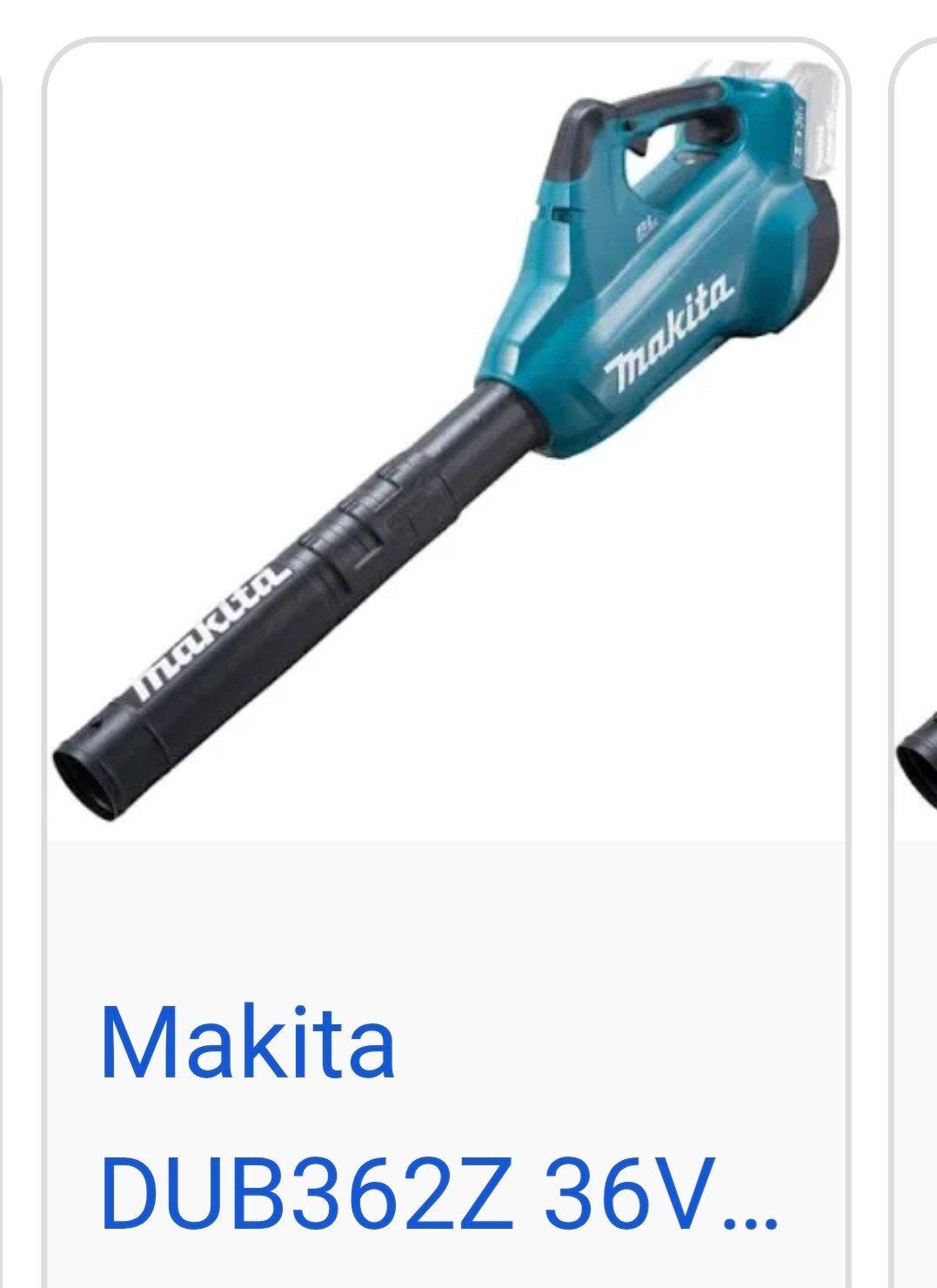 makita bladblazer DUB362 nieuw in doos, Tuin en Terras, Ophalen of Verzenden, Nieuw, Elektrisch
