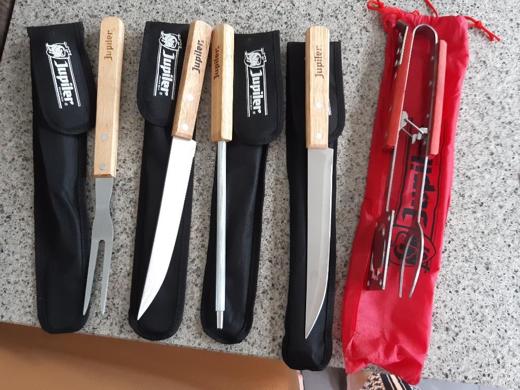 BARBECUE ACCESSOIRES, JUPILER, 5 STUKS, Ophalen of Verzenden, Nieuw