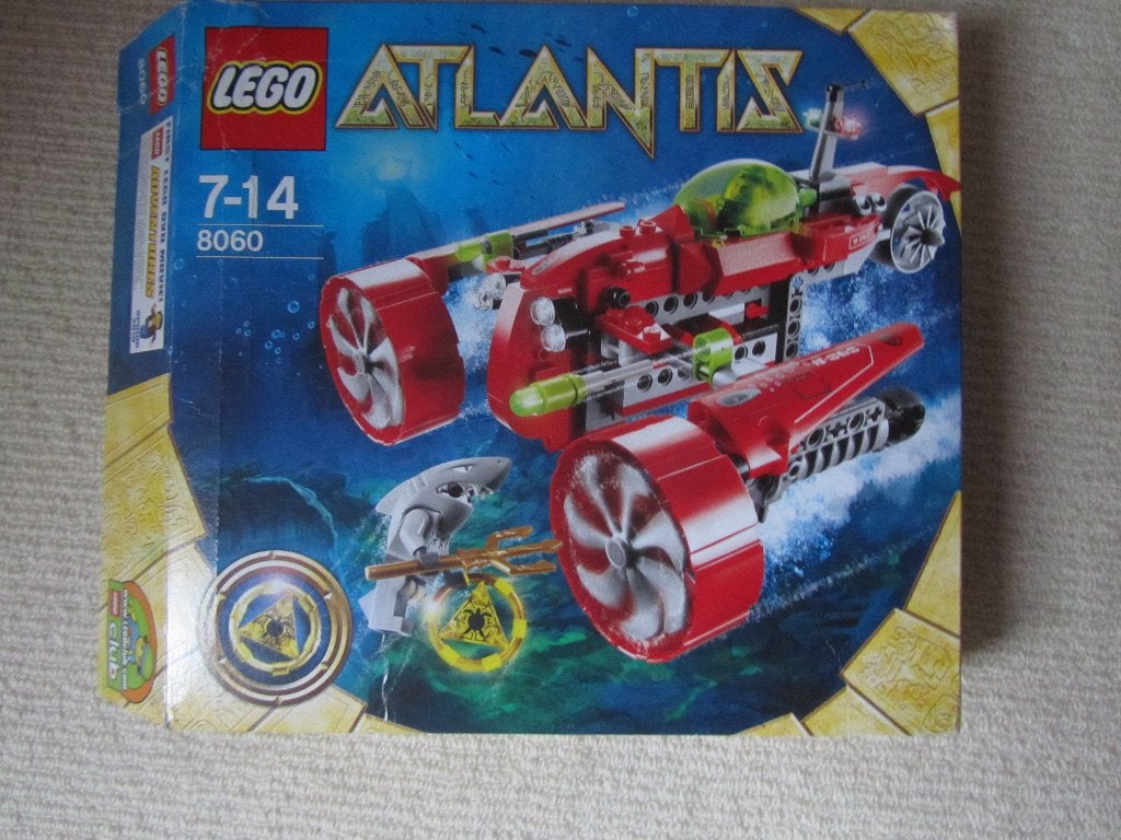 LEGO Atlantis Typhoon Turbo onderzeeër- 8060, Compleet, Overige thema's, Verzenden, Lego