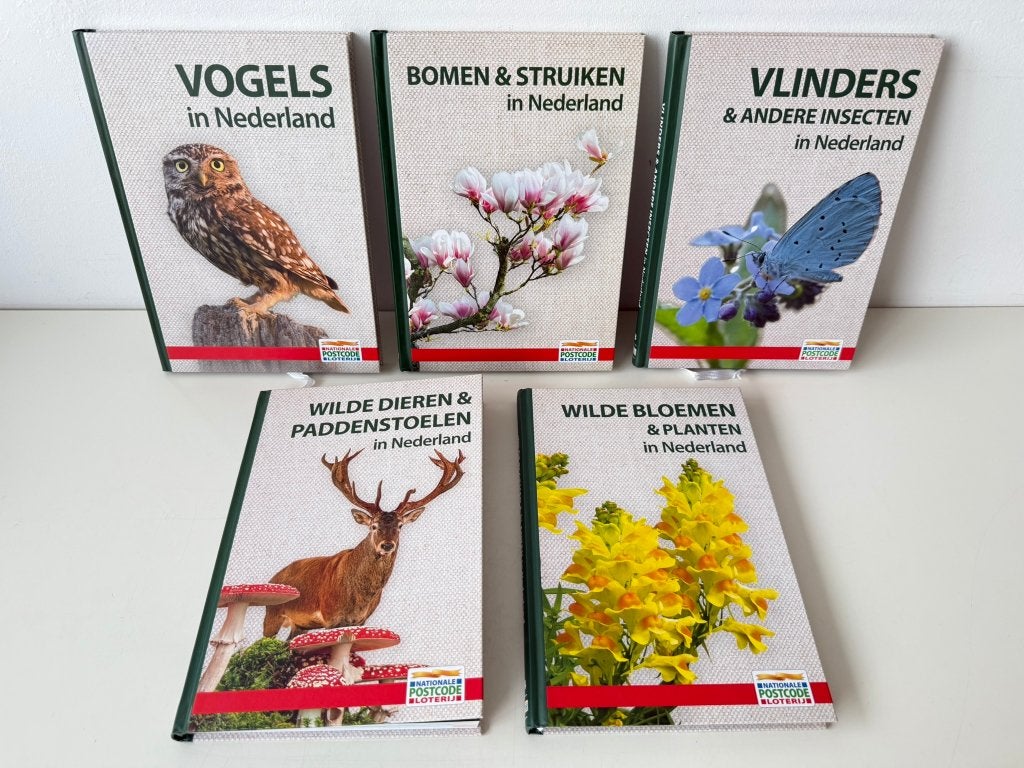 5x boek Nationale Postcode Loterij / natuur in Nederland, Boeken, Ophalen of Verzenden, Nieuw, Natuur algemeen