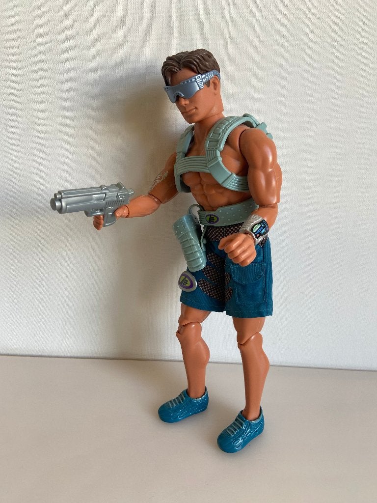 Max Steel pop figuur N-Tek Agent 30 cm, Ophalen of Verzenden, Zo goed als nieuw