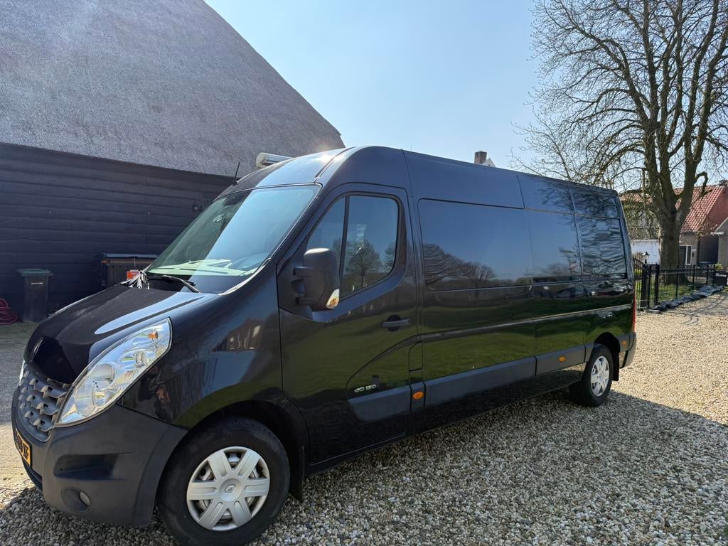 Renault Master L3/H2 Buscamper  VERLAAGDE PRIJS, 145 pk, Stof, Zwart, 241 €/maand